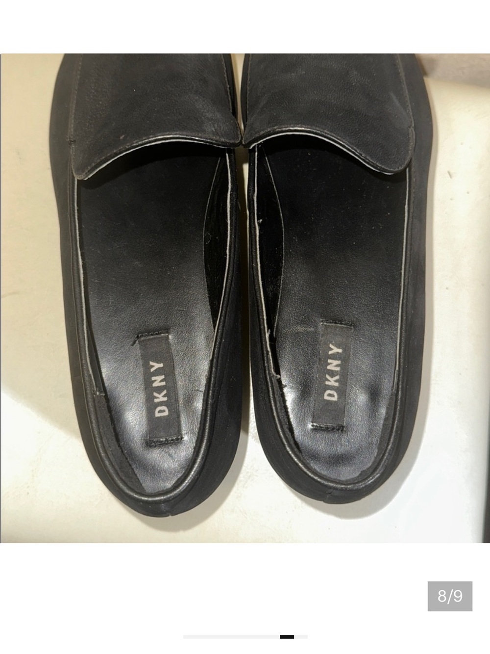 DKNY Black woman Slip-On Loafers with White Sole - Picture 3 of 7